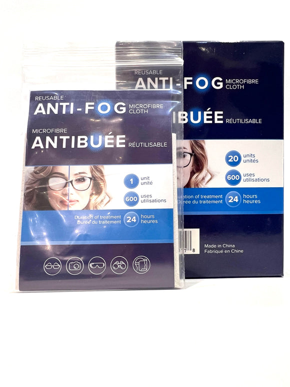 Reusable Anti-Fog Microfibre Cloth